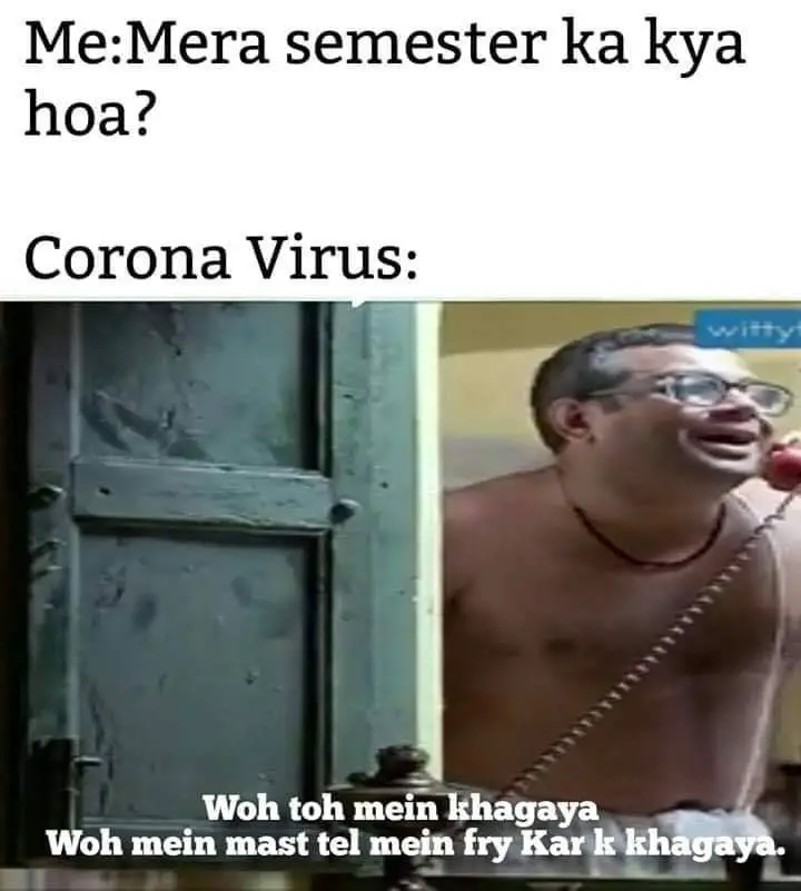 Coronavirus on college semester.