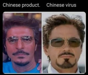 chinese product vs chinese virus