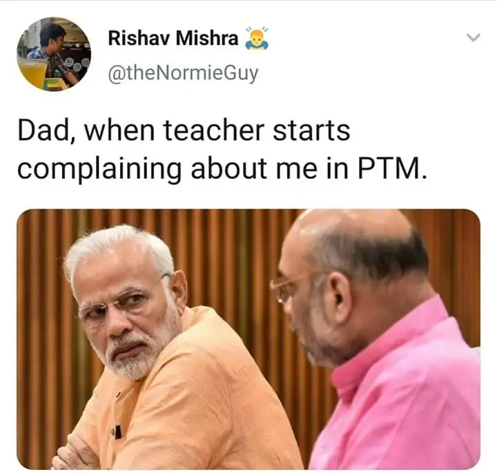 Teacher Starts Complaining In PTM.