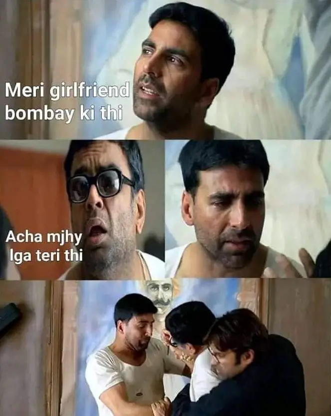 Bombay girlfriend meme.