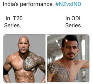 India in T20 vs Odi series in New Zealand.