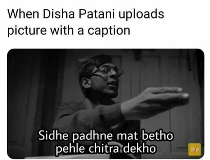 When Disha Patani Uploads A New Picture