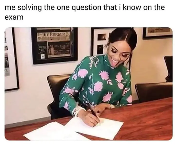 Solving The Only Question You Know In Exam