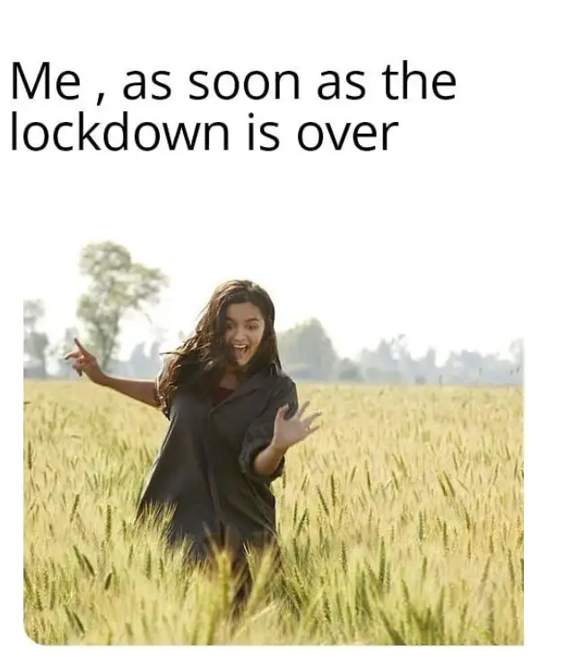 after lockdown meme