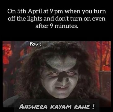 Andhera Kayam Rahe On 5th April