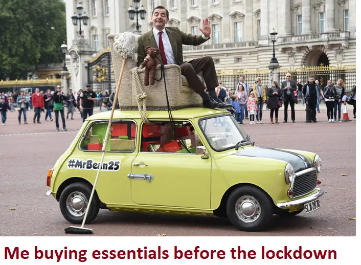 Buying Essentials Before Lockdown