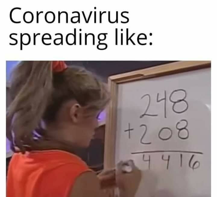 coronavirus spreading like