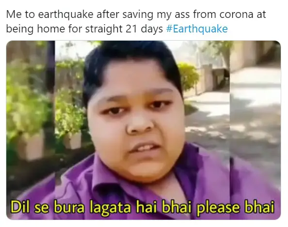 delhi earthquake meme