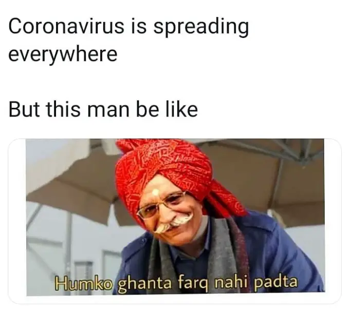 mdh chacha coronavirus meme