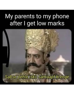 parents when child get low marks