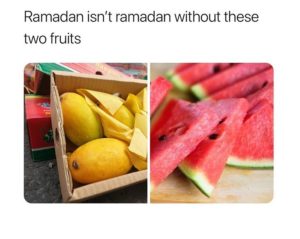 ramadan is not ramadan without fruits