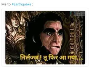 ramayan earthquake delhi meme