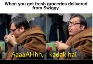 swiggy grocery delivery in lockdown