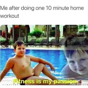 10 minute workout meme