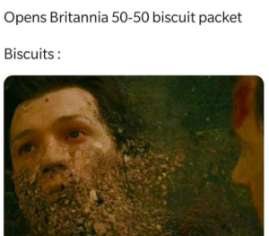Britannia biscuit packet meme