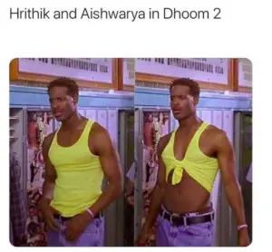 aishwarya and hrithik in dhoom 2