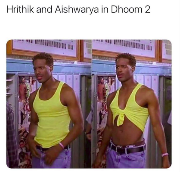Aishwarya Rai And Hrithik Roshan In Dhoom 2 Movie