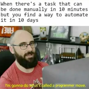 automating programmer meme