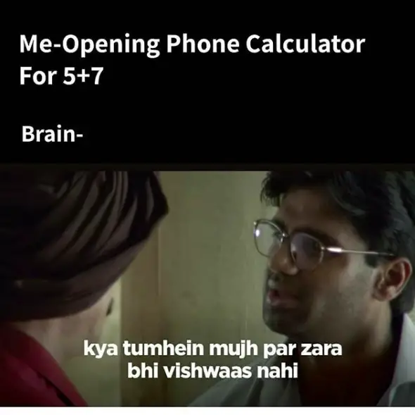 calculator meme