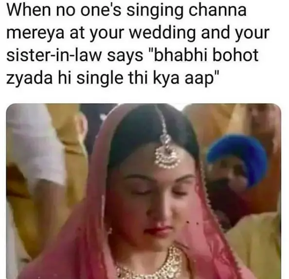 no one sings channa mereya meme
