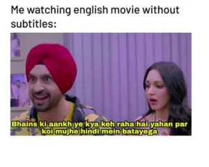 english movie without subtitles meme