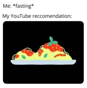 food recommendation youtube meme