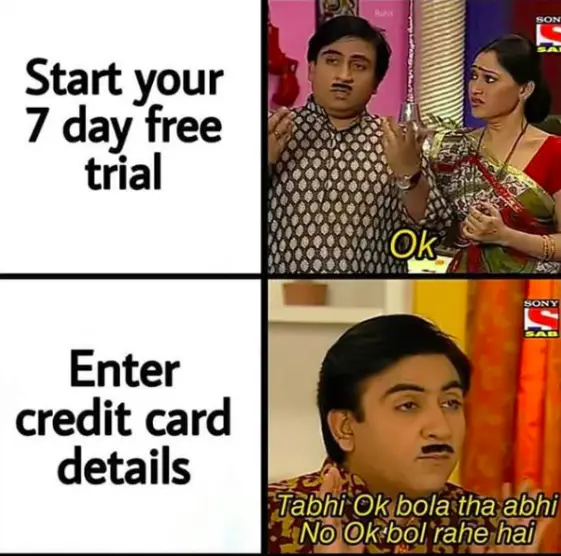 Funny Free Trial Memes, Videos & GIFs | HumorNama