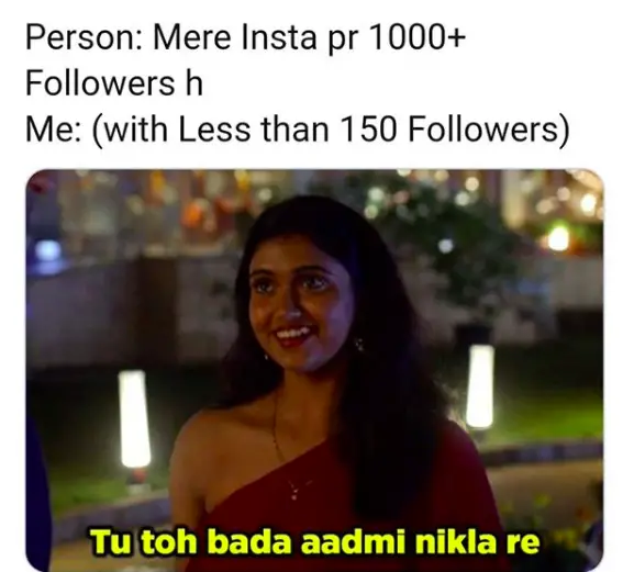 instagram followers meme
