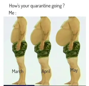 life in qurantine meme