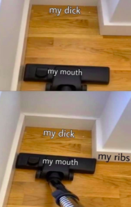 mouth and dick adult meme