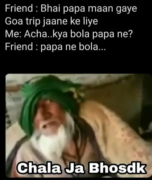 Goa Trip Meme