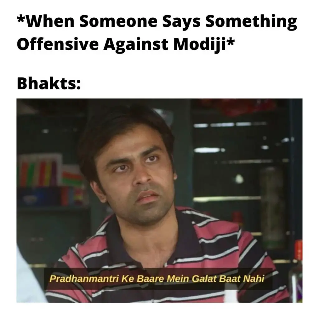 Bhakts Reaction To Offensive Comments On Modiji