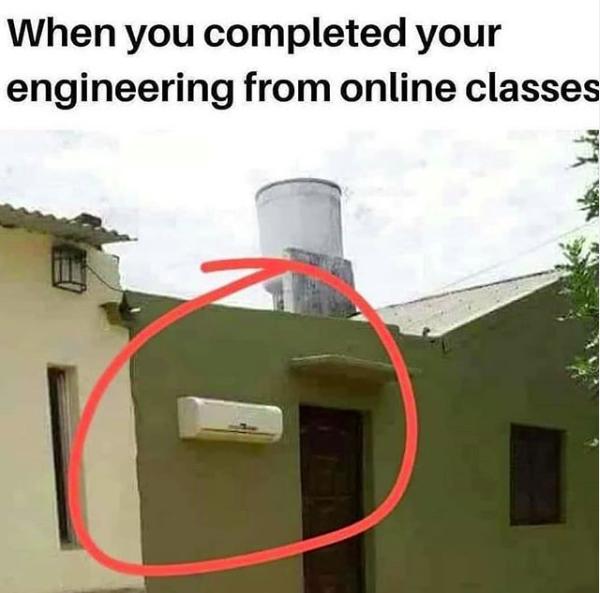 engineering online classes meme