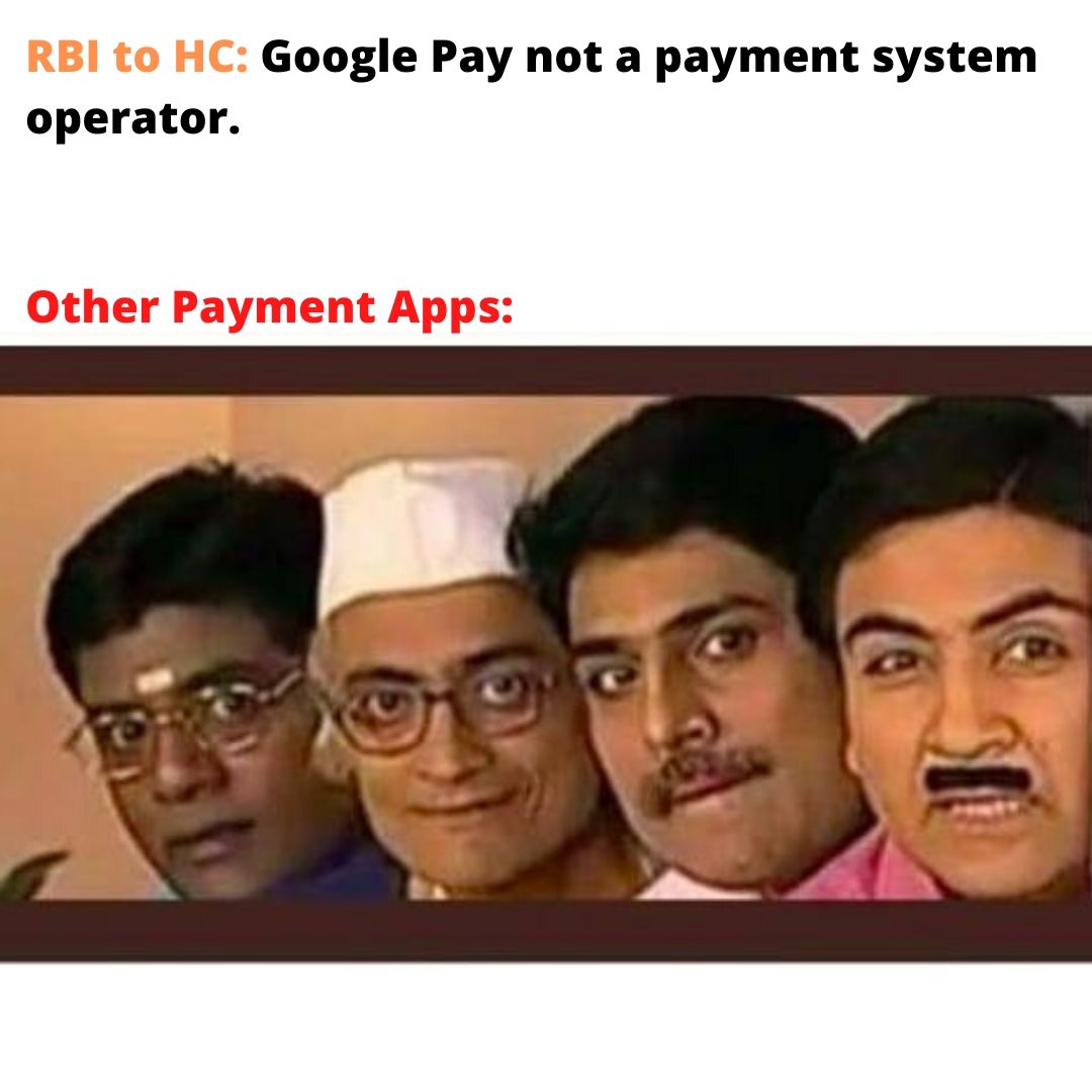 google pay rbi meme