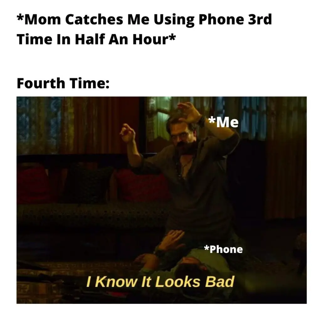 Mom Catches Using Phone