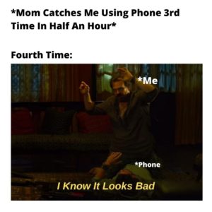 indian mom catches son with phone