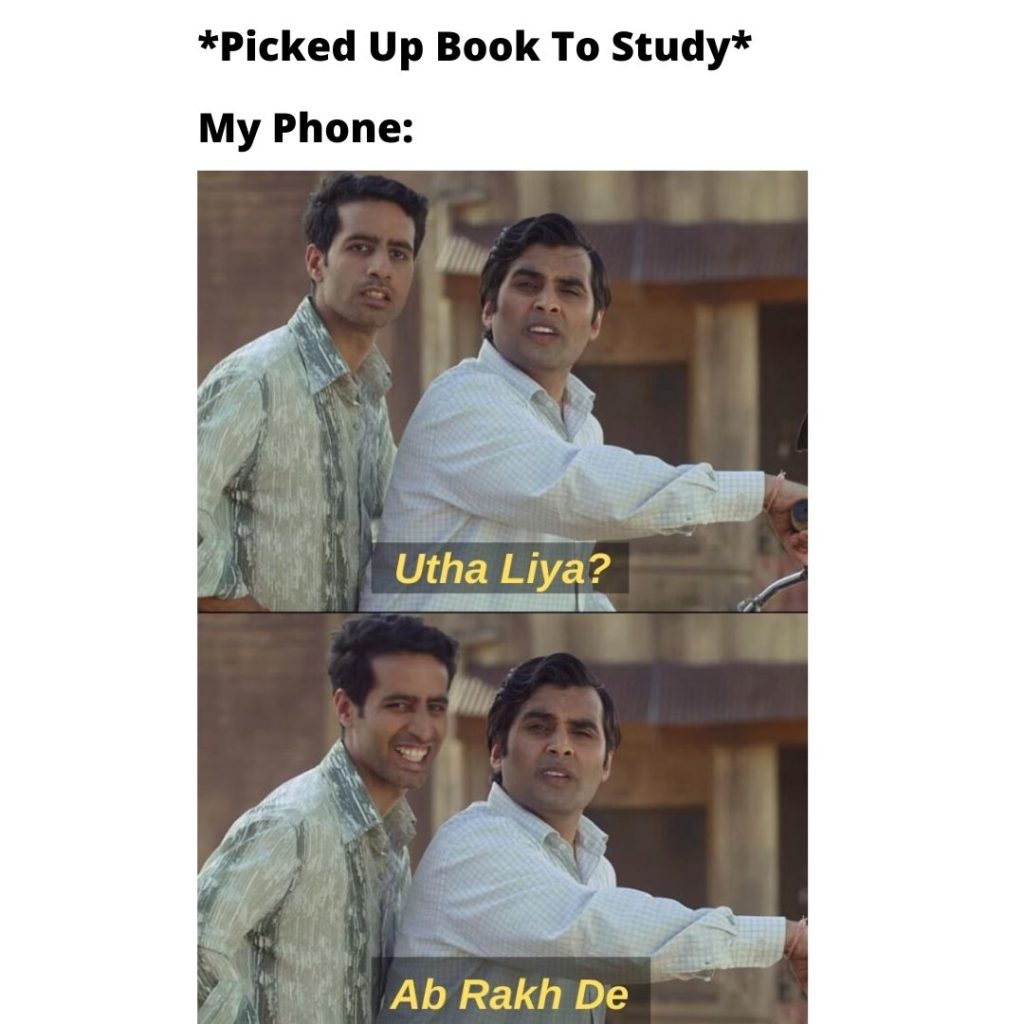 Picking Up Books To Study In Exam Time