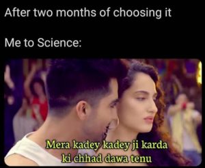 science students after months meme