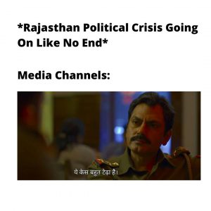 Rajasthan Political crisis meme