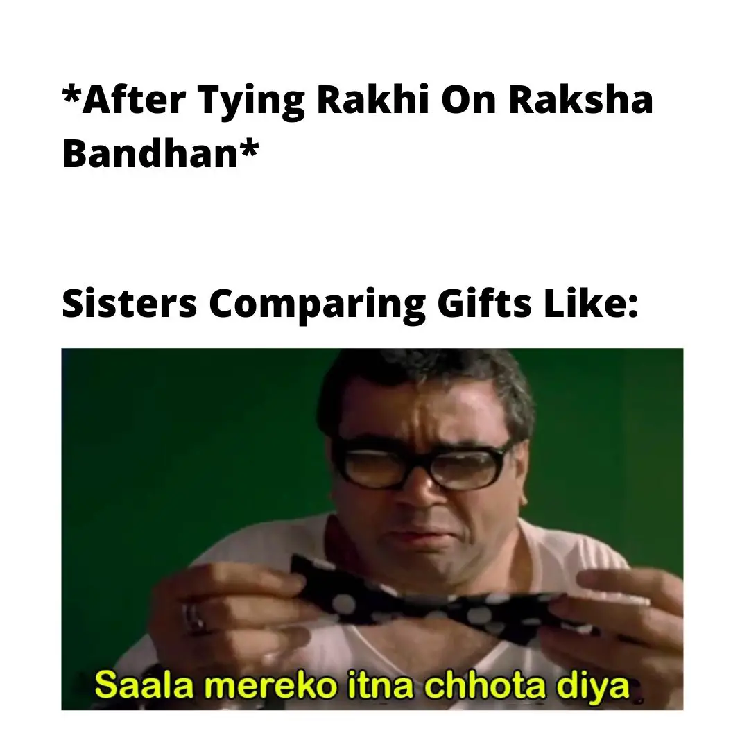 Sisters Comparing Gifts On Rakhi