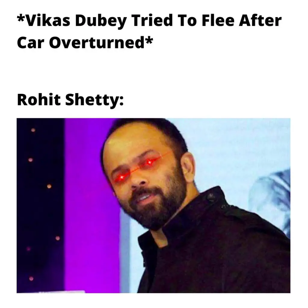 When Rohit Shetty Listens To Vikas Dubey Encounter Story