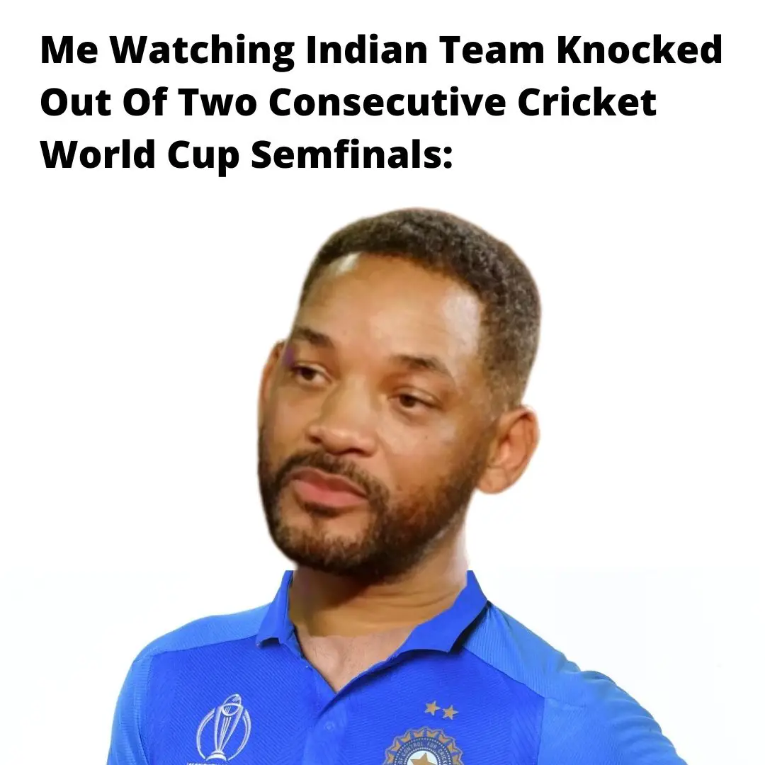 Will Smith Crying Meme On Indian Cricket Team