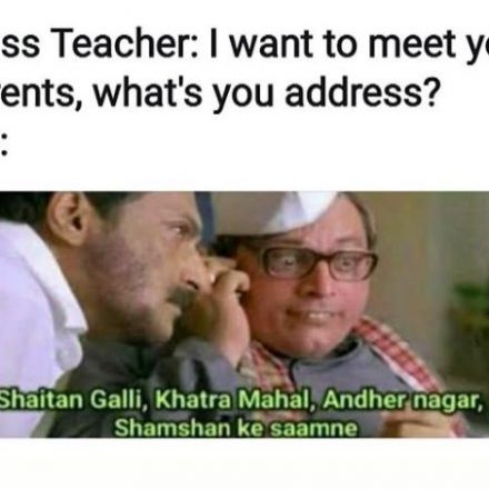 Shyam Pushes Baburao On Thela - Meme Template