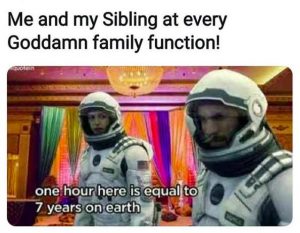 family function meme on Interstellar