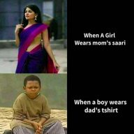 The Difference Between Wearing A Saree And Shirt