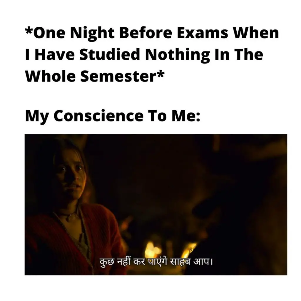 One Night Before Exams
