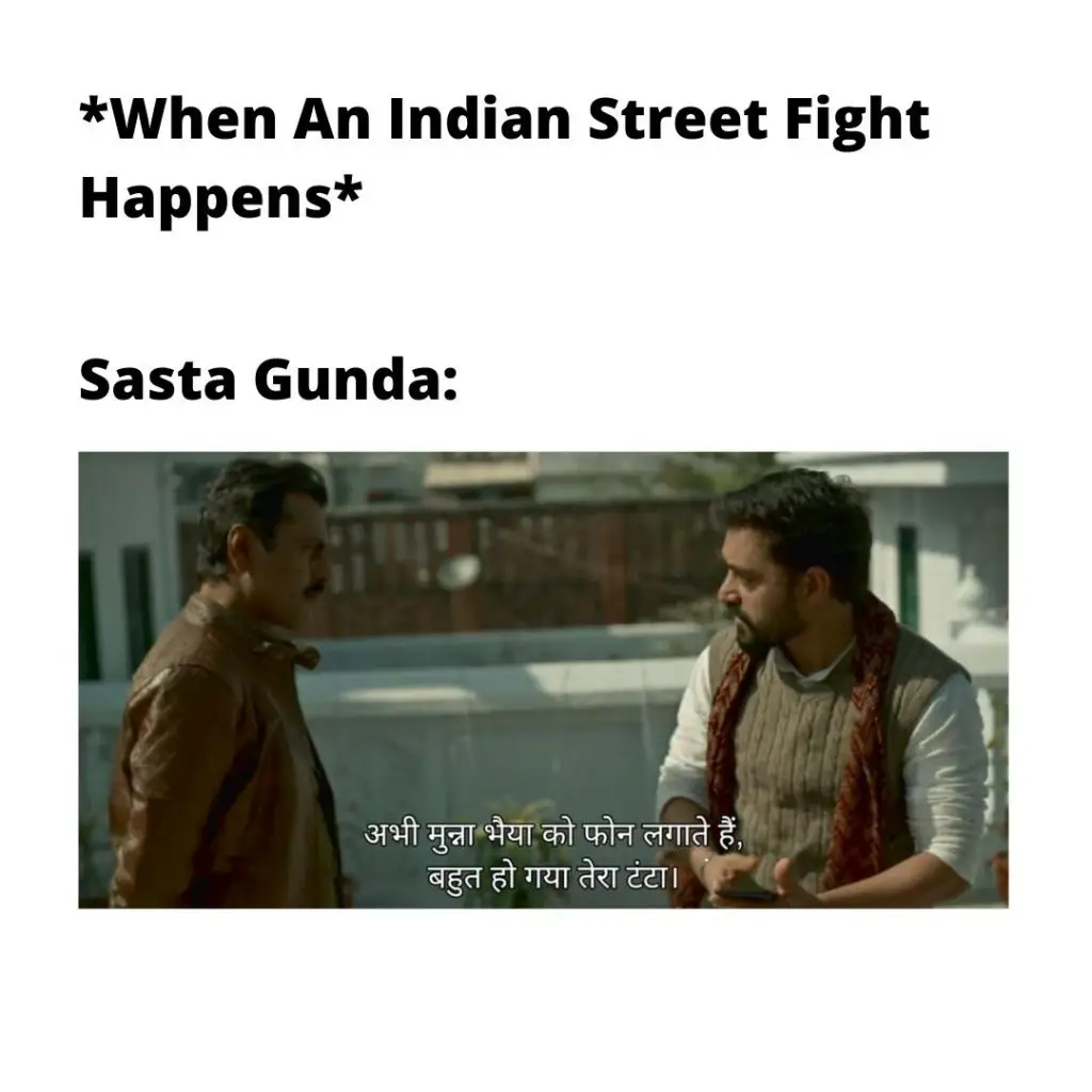 Gundas In Indian Street Fight