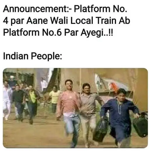 Scenes At Indian Railway Station After Platform Announcement