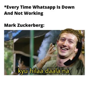 whatsapp down meme