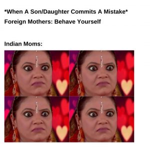 Kokilaben meme on indian mother